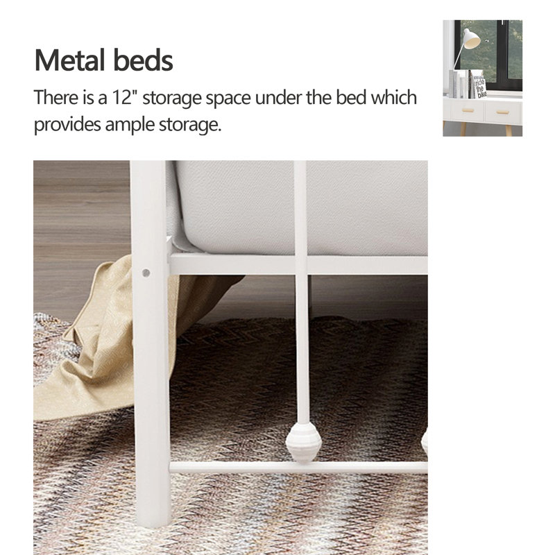 Andover Mills™ Alberton Metal Bed & Reviews Wayfair
